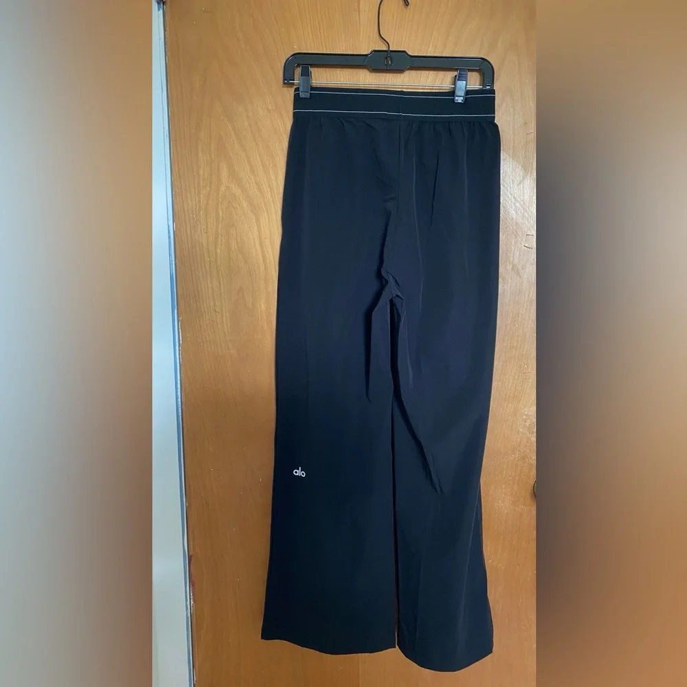 ALO Yoga Black High-Waist Trousers